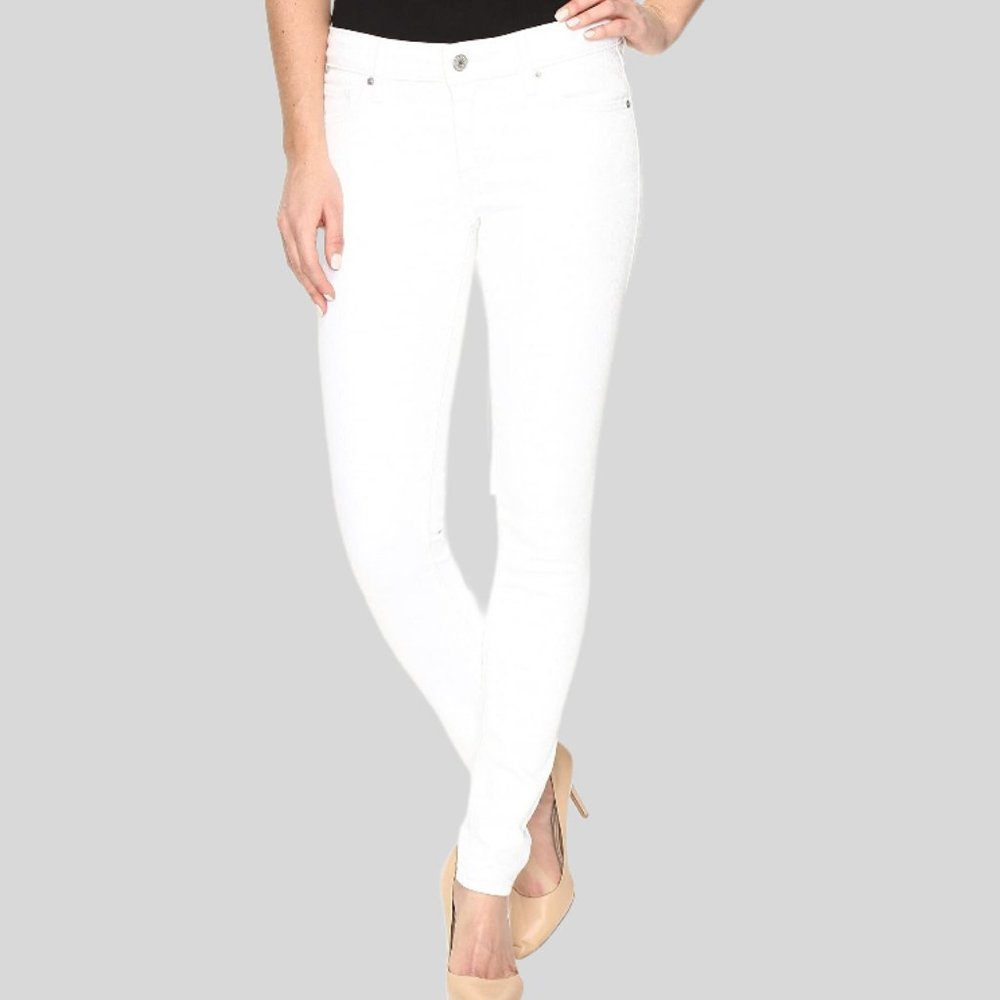 Levi's 711 Skinny White Denim Jeans Size 27